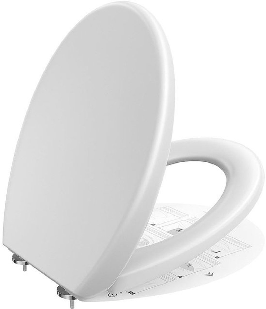 Toiletbril O-vorm - Met Softclose en Quick Release - WC-zitting Ovaal