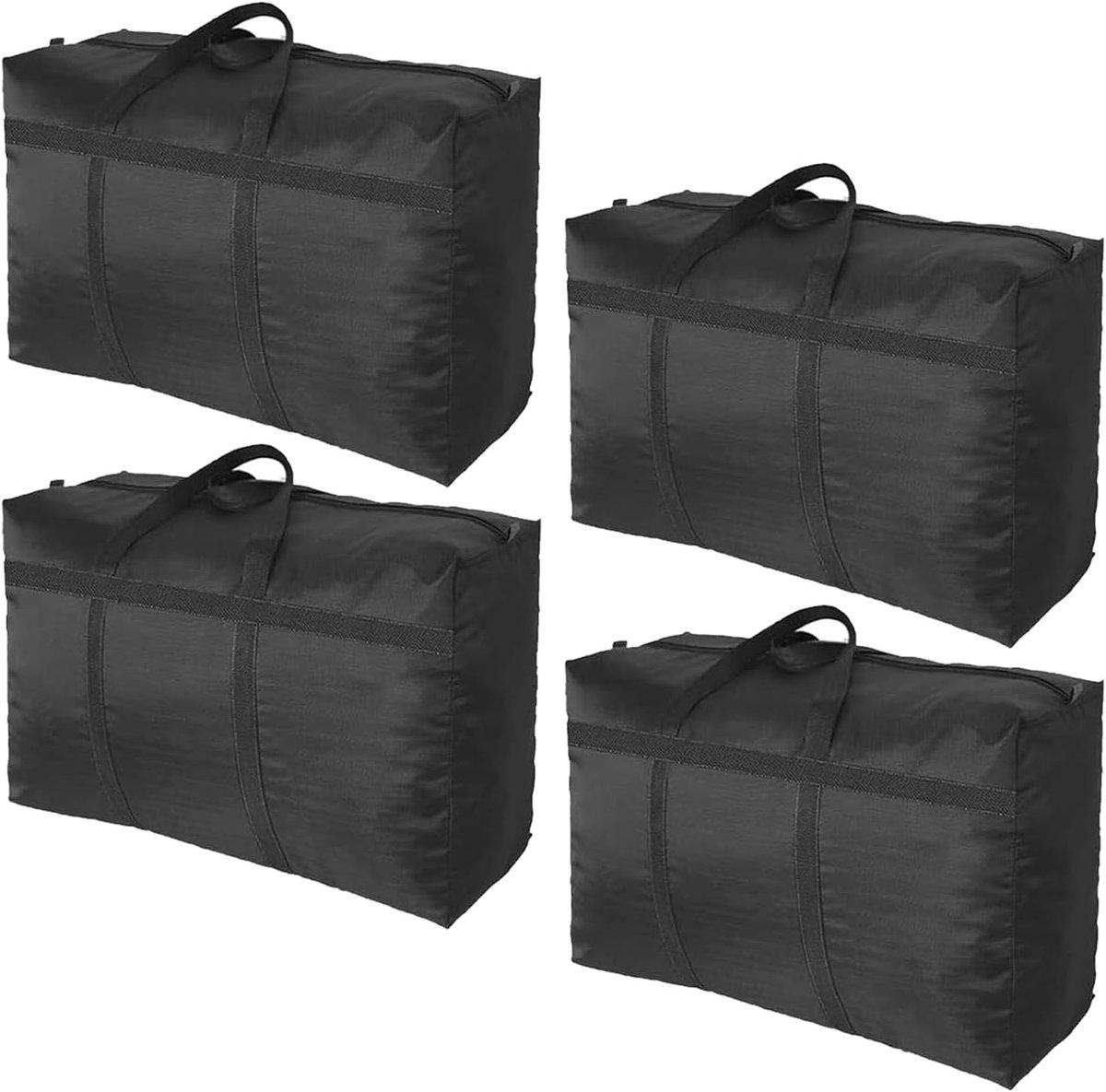 Grote Opbergzakken van Oxford 600D voor Duvets, Dekens en Wasgoed - Set van 4 Stuks