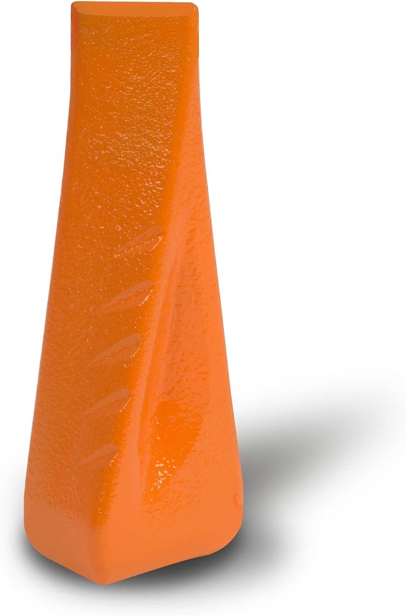 Houtklover - Oranje - 4 x 6 x 19 cm - Stalen Splijtwig voor Veilig en Eenvoudig Hout Splijten