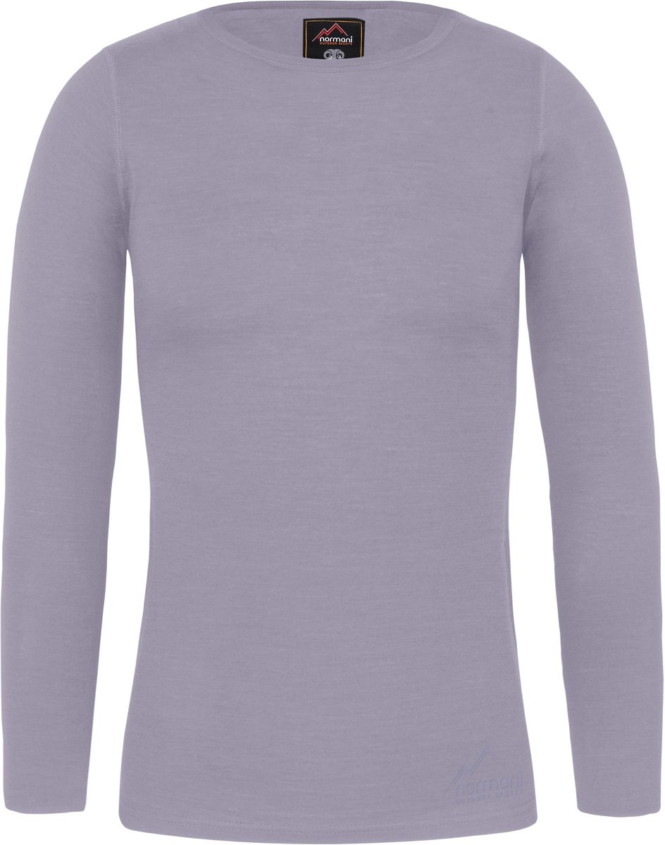 Dames-merino-shirt met lange mouwen „Mandurah“ Paars