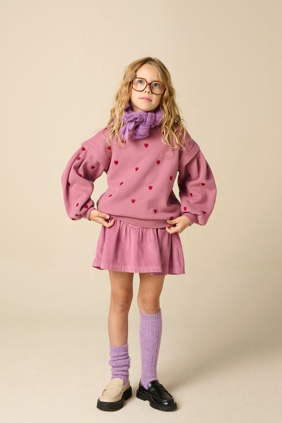 Paarse Corduroy Rok