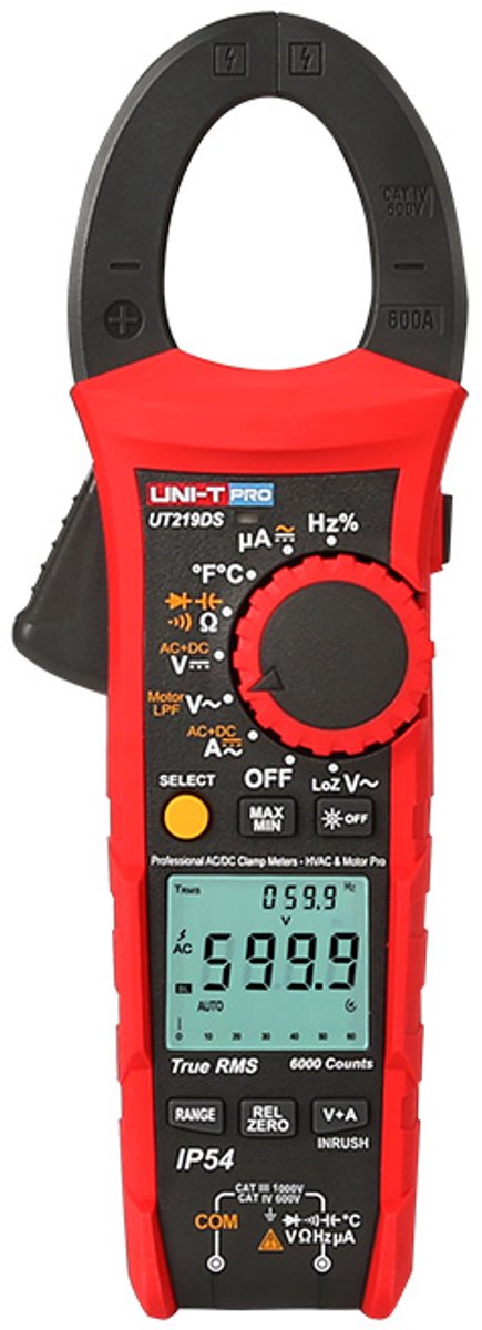 UNI-T UT219DS professionele True RMS stroomtang