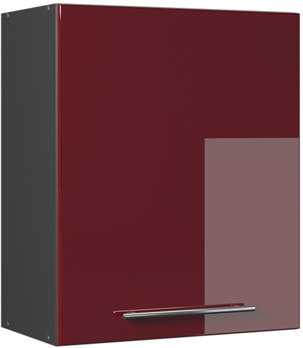 Vicco Hangkast Fame-Line, Bordeauxrode hoogglans, 60 cm