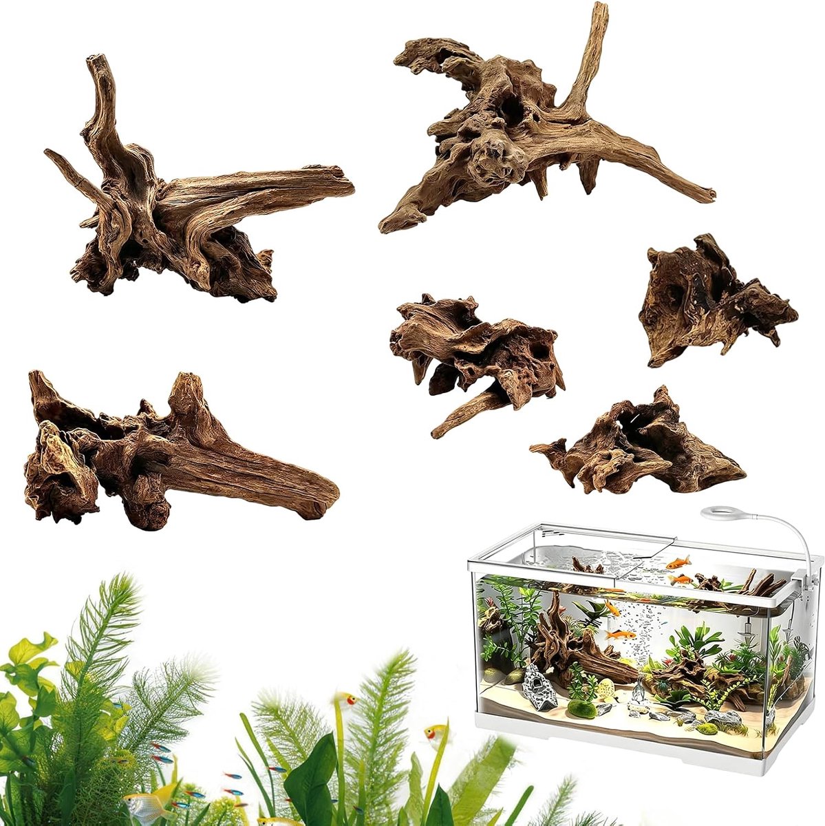 Hout, 5-10 cm, 10-15 cm willekeurige vorm