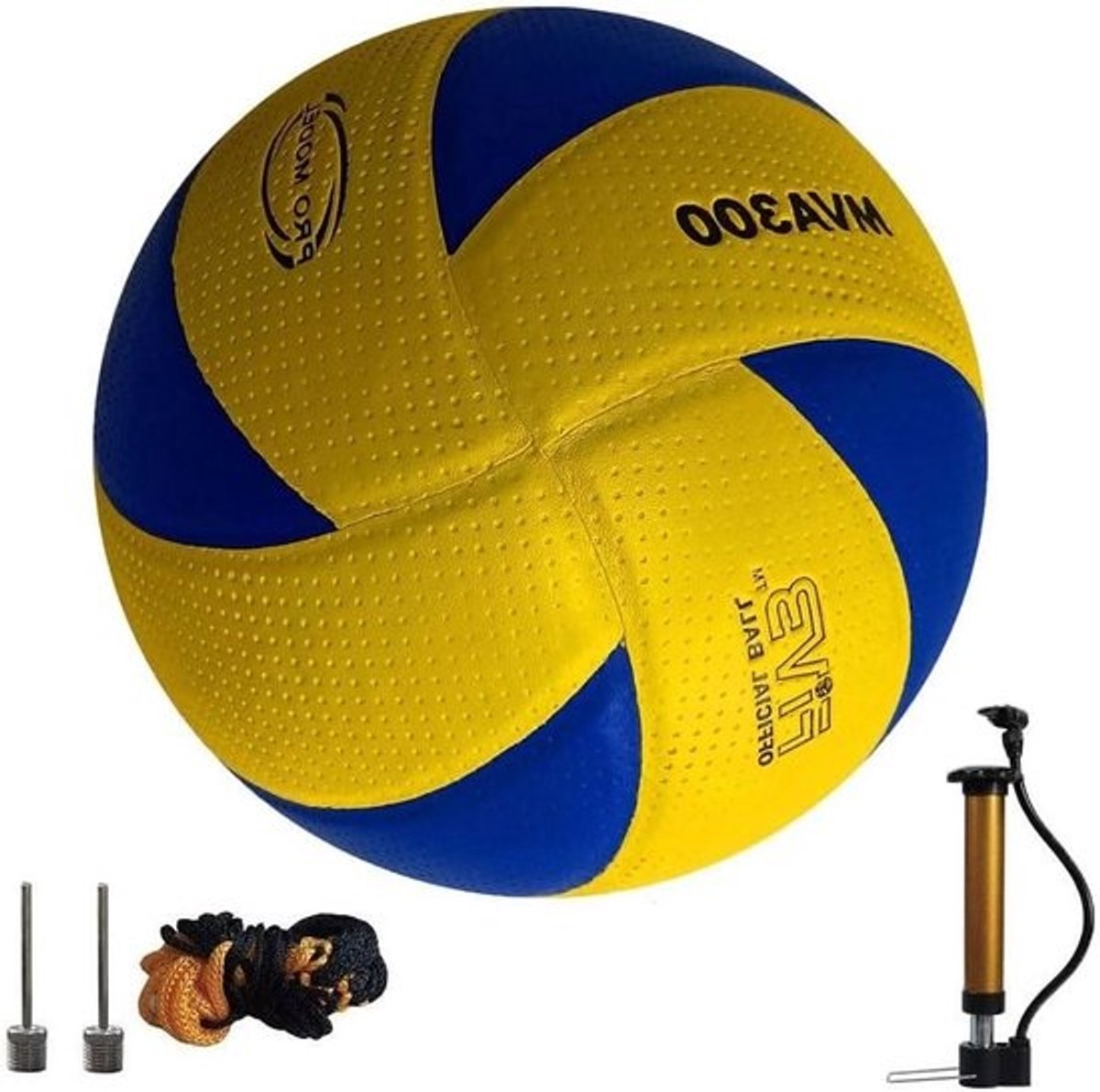Volleybalstrand PU-bal van microvezel met naaldadapterpomp - tricottas beginners bal voor buitenactiviteiten - maat 5