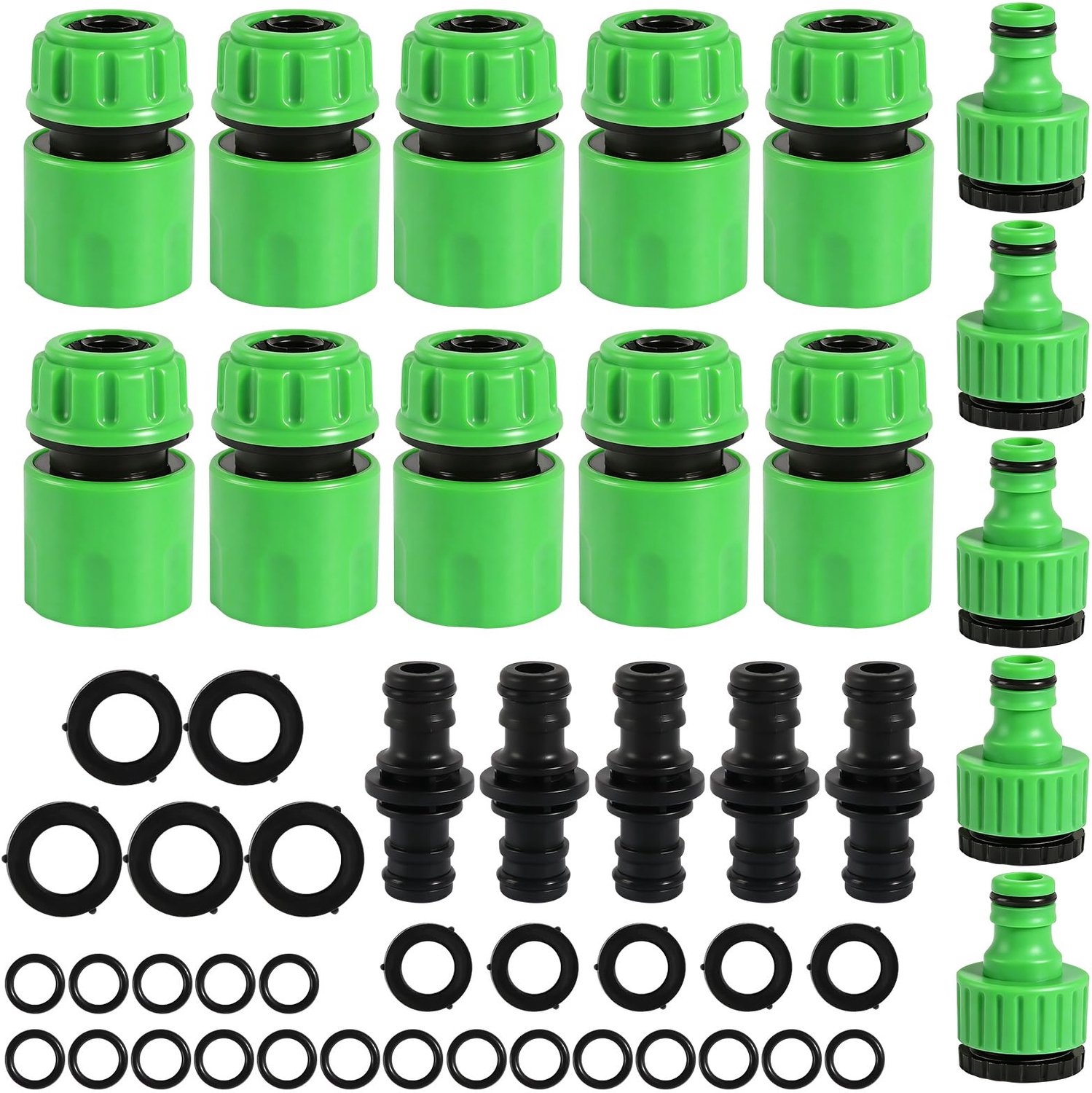 Tuinslangverbindingsset, 20 Stuks 1/2 Inch Koppelingen