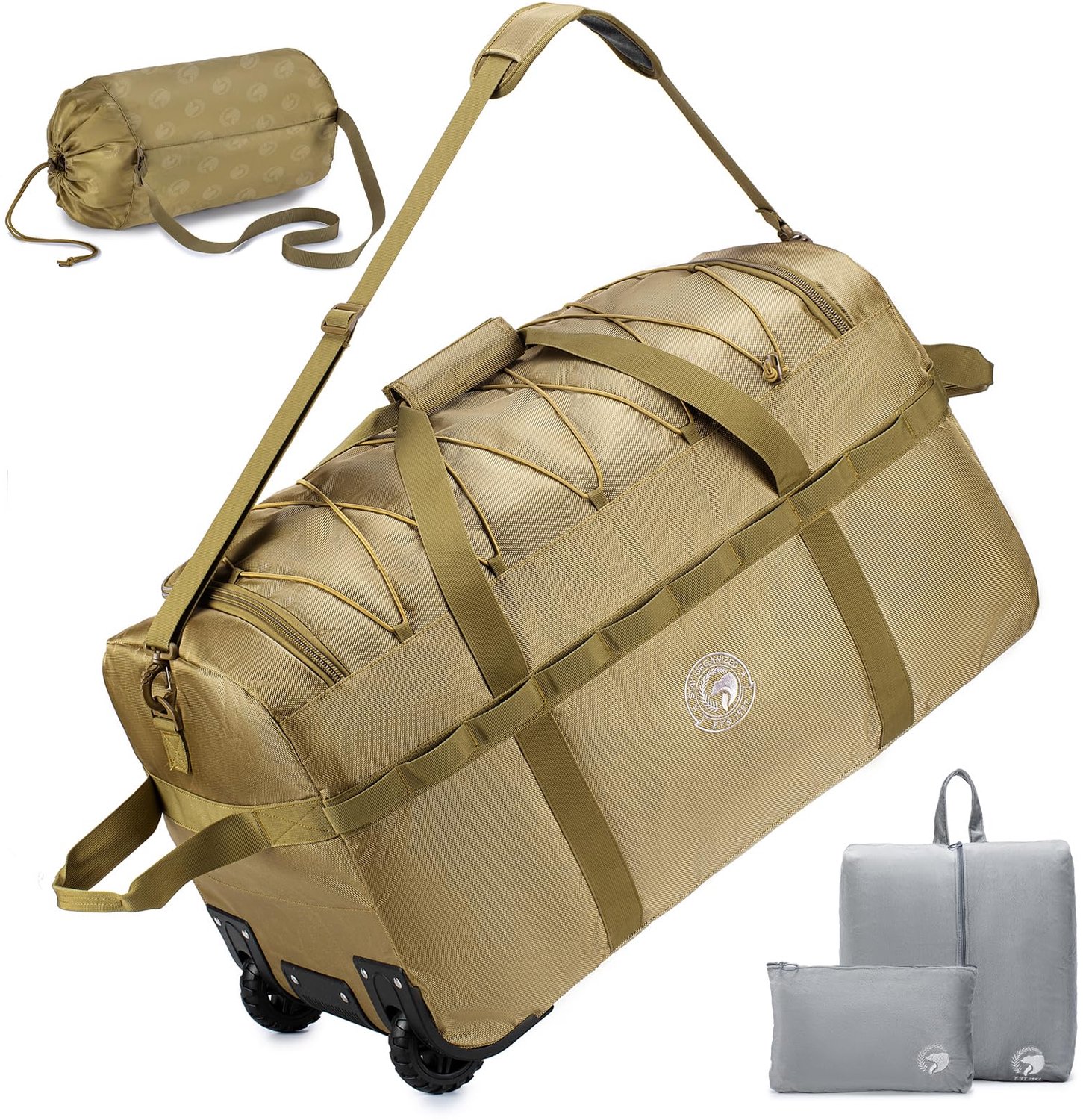 XXL Opvouwbare Reistas met Wielen, Waterproof en Multifunctioneel