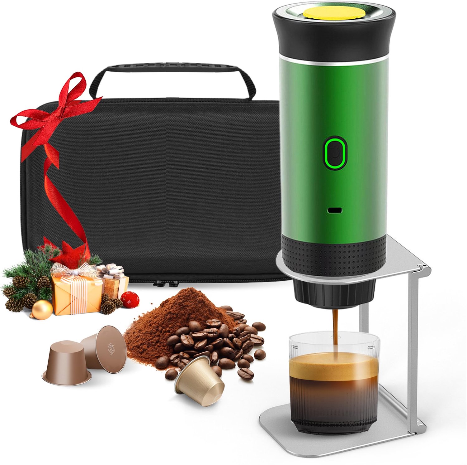 Draagbare 3-in-1 Espresso Machine voor Reizen