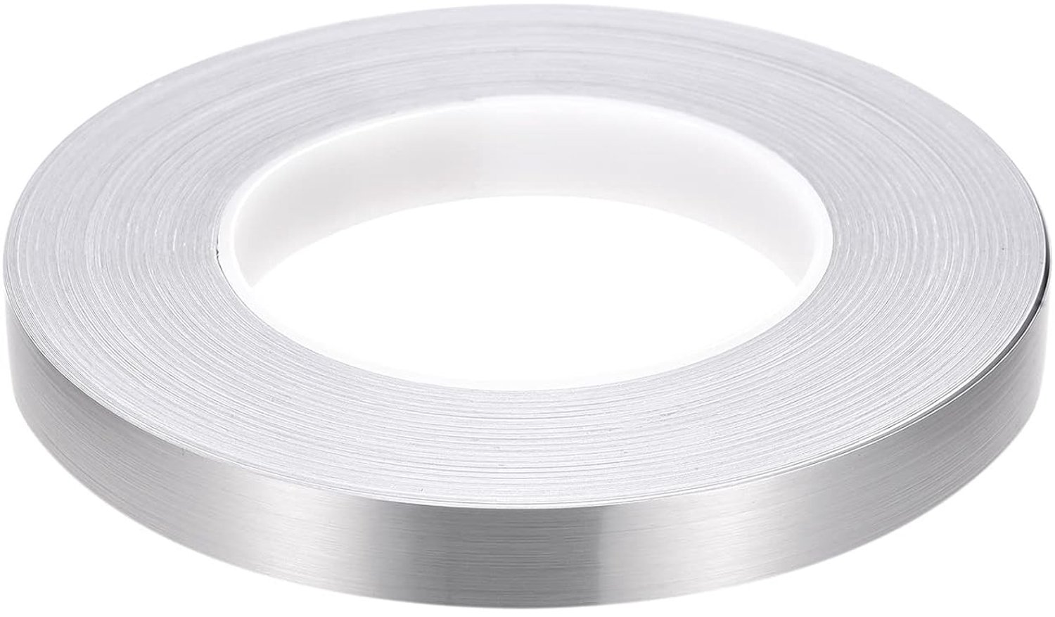 Sticker voor vloer 2.5cm x 15.5m - waterdicht - zilver met strepen - ideaal voor decoratie - Vemera