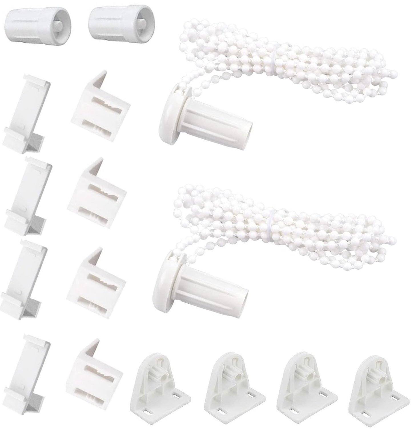 Universele Plastic Beugels voor Rolgordijnen met Ketting