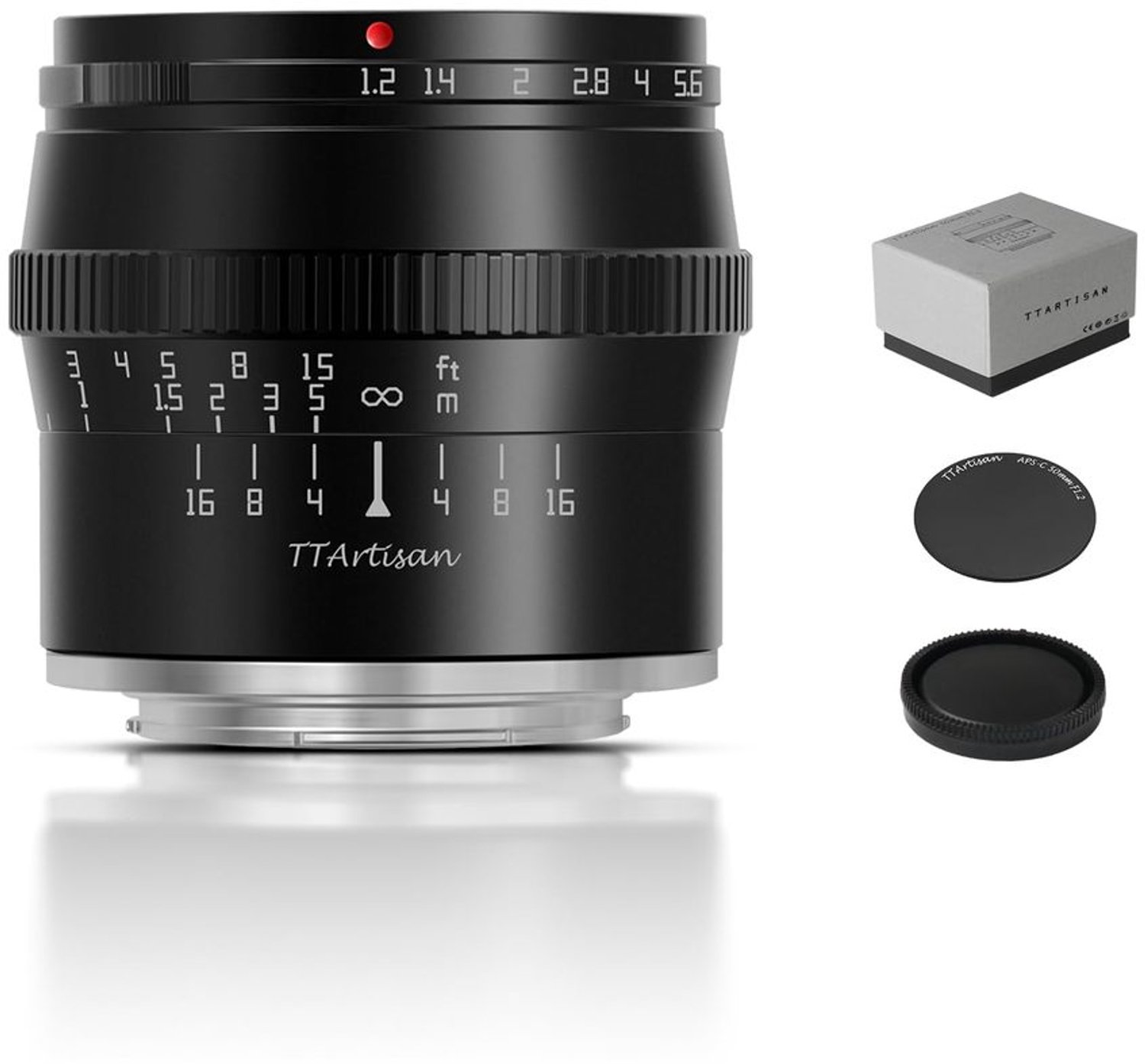 50mm f1.2 Handmatige Prime Lens - Zwart