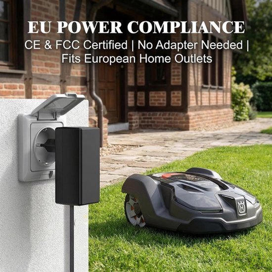 28V 1,3A adapterlader - voedingsadapter - voor robotmaaiers — afbeelding 2