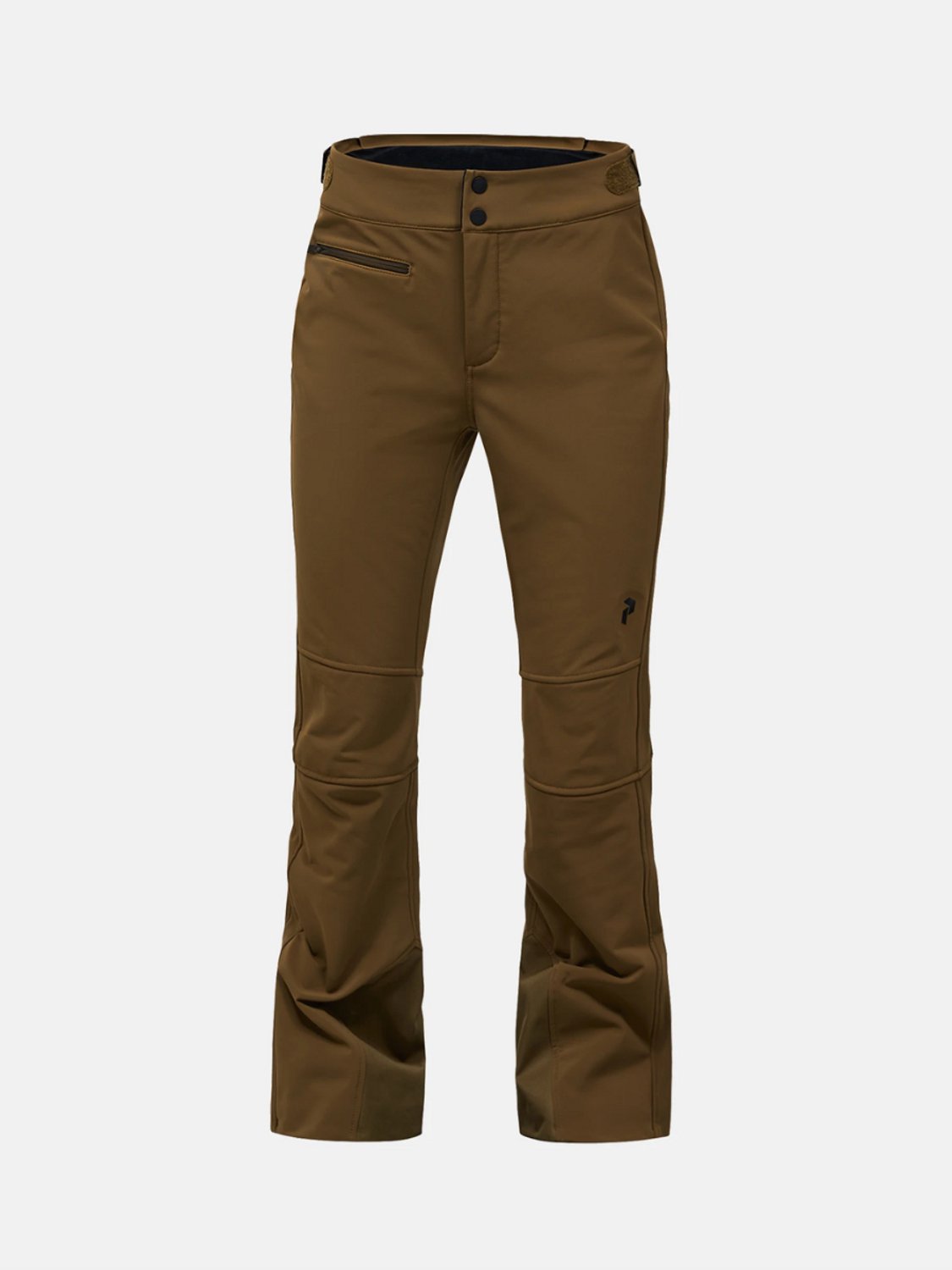 PEAK PERFORMANCE STRETCH SOFTSHELL Ski Pants Women Meadow moss Bruin