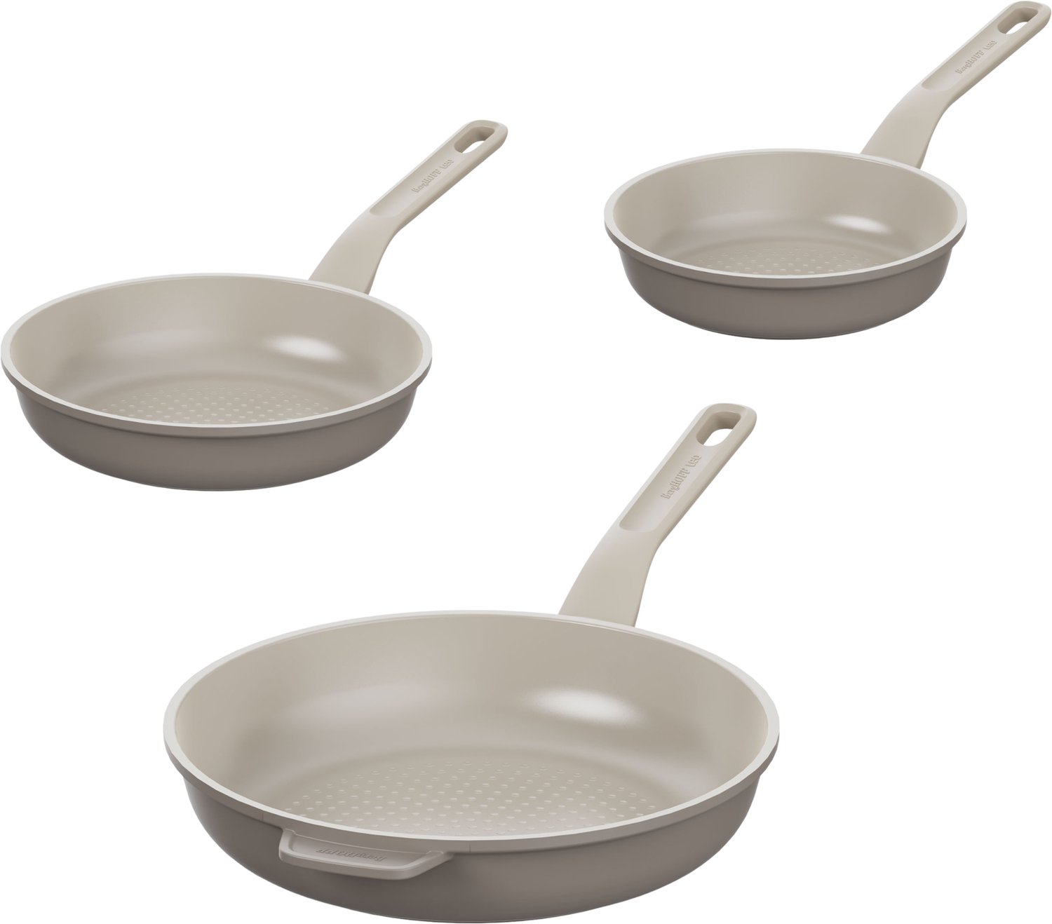 LEO Dune 3-delige braadpannenset 20, 24 en 28 cm - - PFAS-vrij