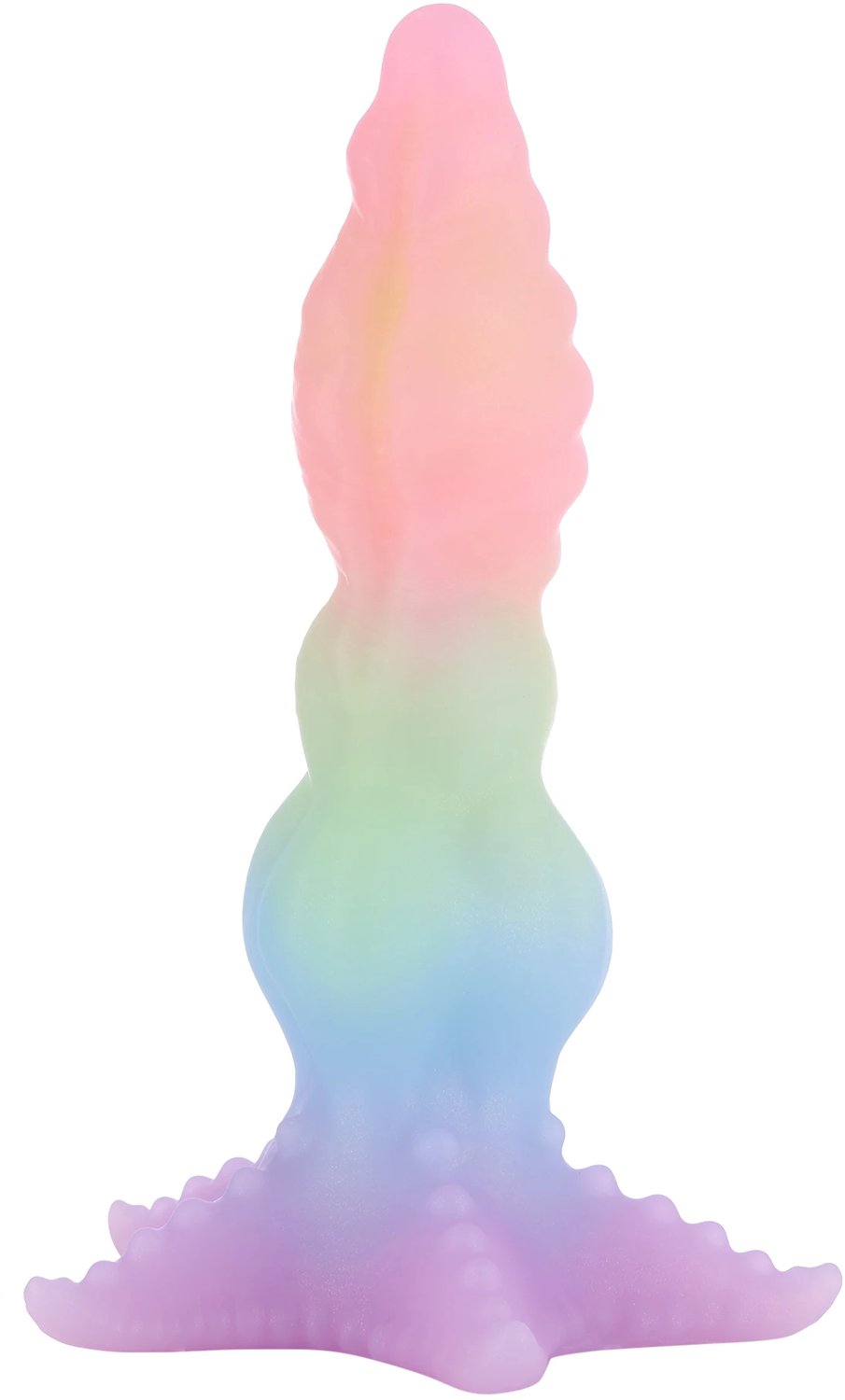 Hismith Stargasm Fantasy Dildo 25 cm – Glow in the Dark – Zuignap en KlicLok
