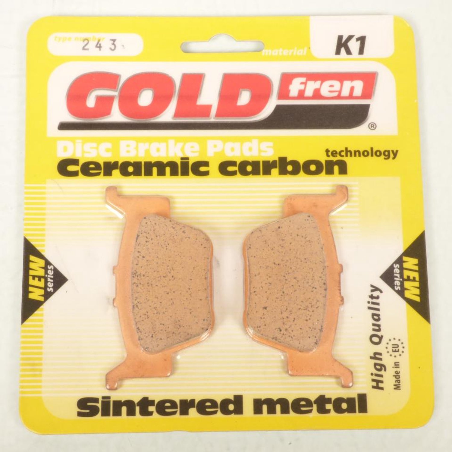 Remblokken Gold Fren voor Quad Honda 420 TRX Fourtrax ES 4x4 2007 tot 2011 rechtsachter / FE7/FE8/FE9FEA/FEB Nieuw
