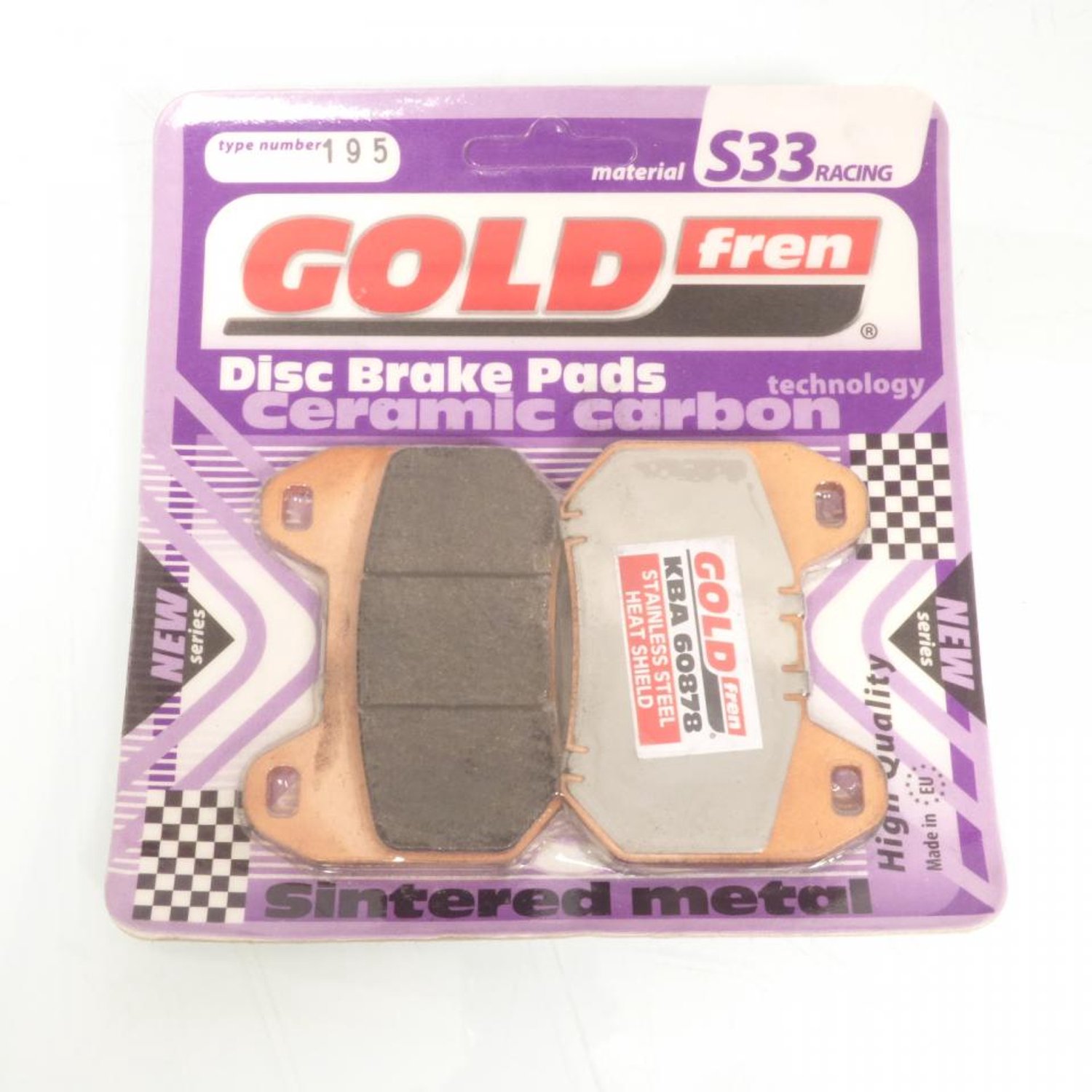 Plaquette de frein Gold Fren pour Moto Buell 1200 Xb-12R Firebolt 2004 à 2008 AVD Neuf