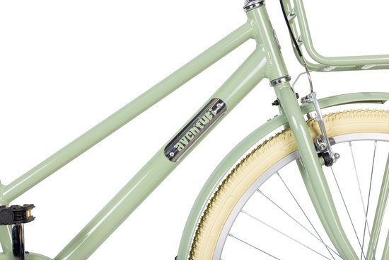 Aventuri Urban Aluminium Unisex kinderfiets 26 Inch - Kinderfiets voor 10 tot 14 jaar - Met standaard - Groen — afbeelding 3