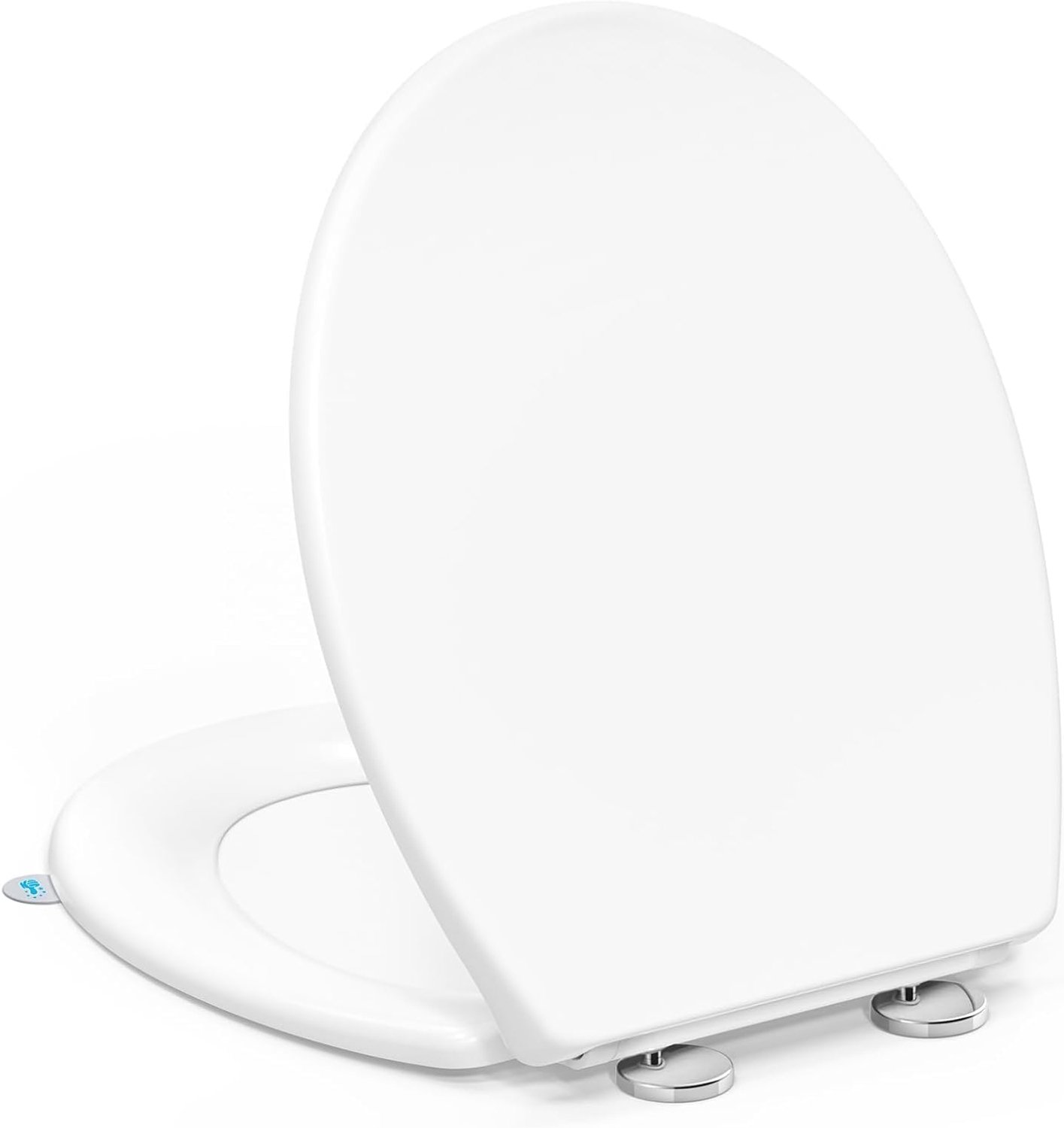 Merkloos Toiletzitting met Soft-Close, Wit, Duroplast, Snelmontage