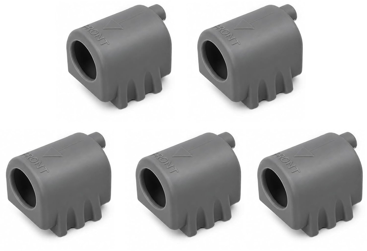 Set van 5 Siliconen Beschermhoezen voor Verwarmingsblok en Mondstuk, Hittebestendig tot 300 °C, Voorkomt Brandwonden en Filamentopbouw