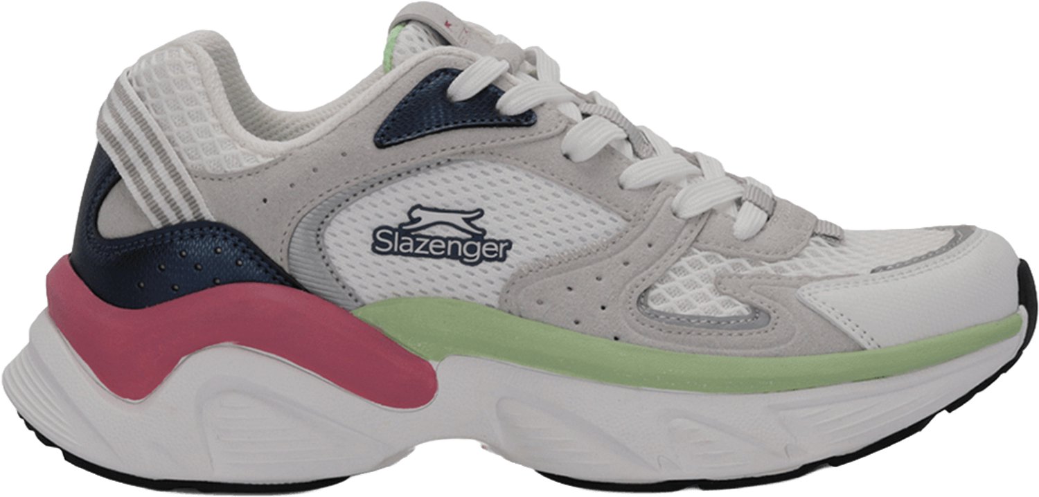 Slazenger Wind Dames Sneakers - Wit / Marineblauw