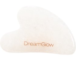 DreamGlow Gua Sha Steen – Bergkristal – Guasha Schraper voor Gezichtsmassage