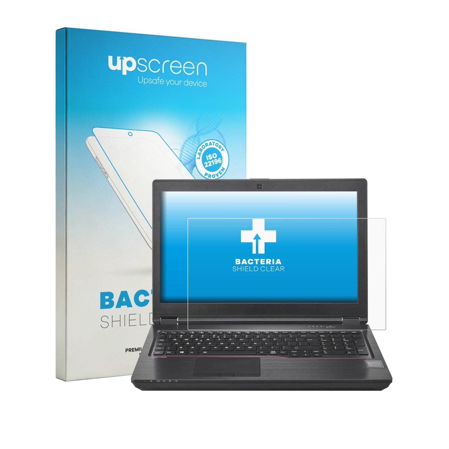 upscreen - Screenprotector voor Fujitsu Celsius H780 - Folie Beschermfolie transparant antibacterieel
