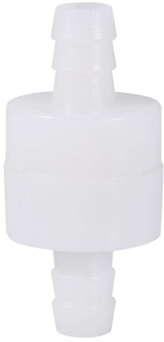 Terugslagklep van kunststof, 8 mm, met terugslagventiel met enkele richting, voor water, brandstof, vloeistof, lucht