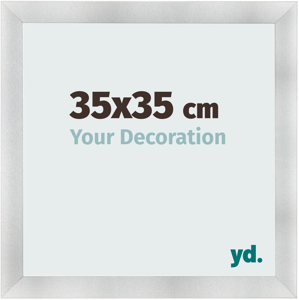 yd. Your Decoration - Fotolijst 35x35 cm - MDF - Aluminium Geborsteld - Pisa