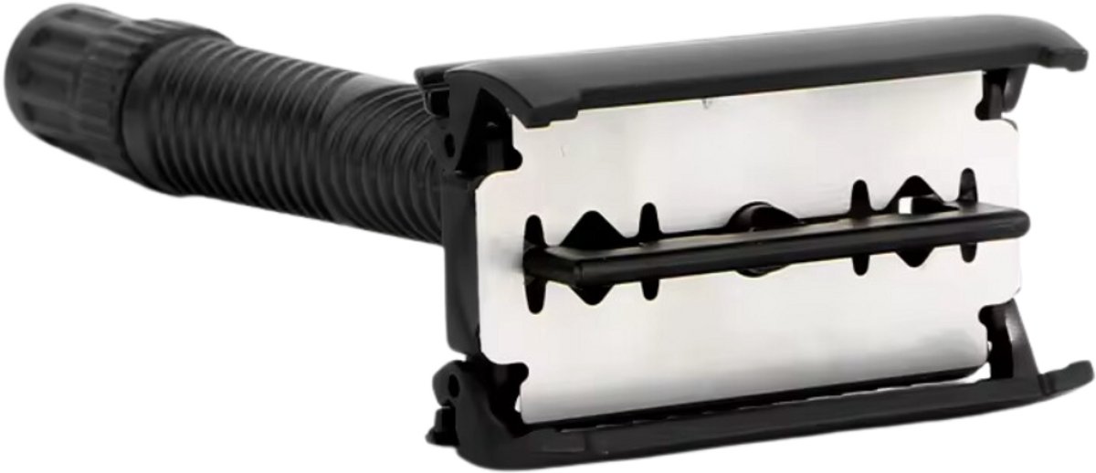 Safety Razor 6S RVS - mooi handvat - extra grip