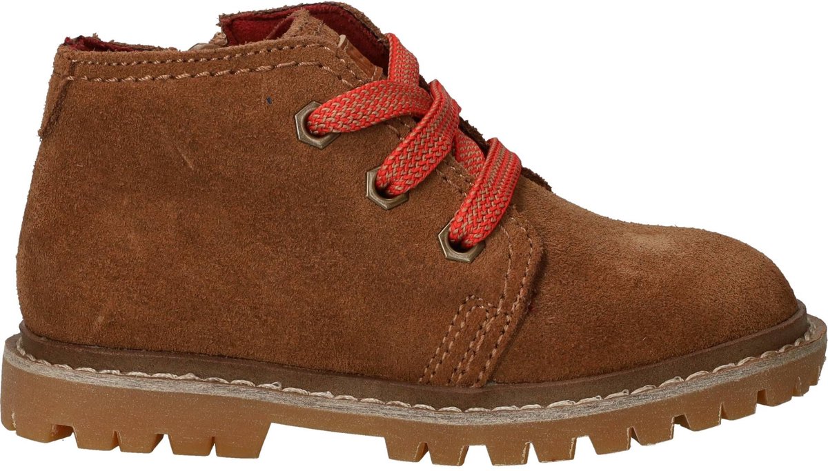 Shoesme Veterboots - Jongens - Cognac - Maat:24