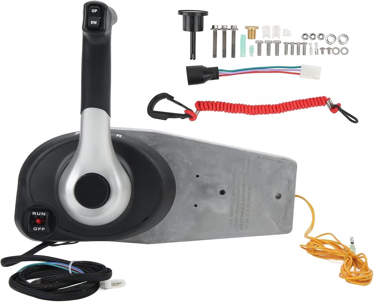 Buitenboordmotor Throttle Remote Control Box voor Vooruit en Achteruit Beweging met Power Trim en Tilt Schakelaar