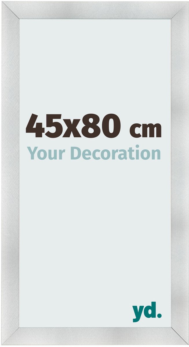 yd. Your Decoration - Fotolijst 45x80 cm - MDF - Aluminium Geborsteld - Pisa