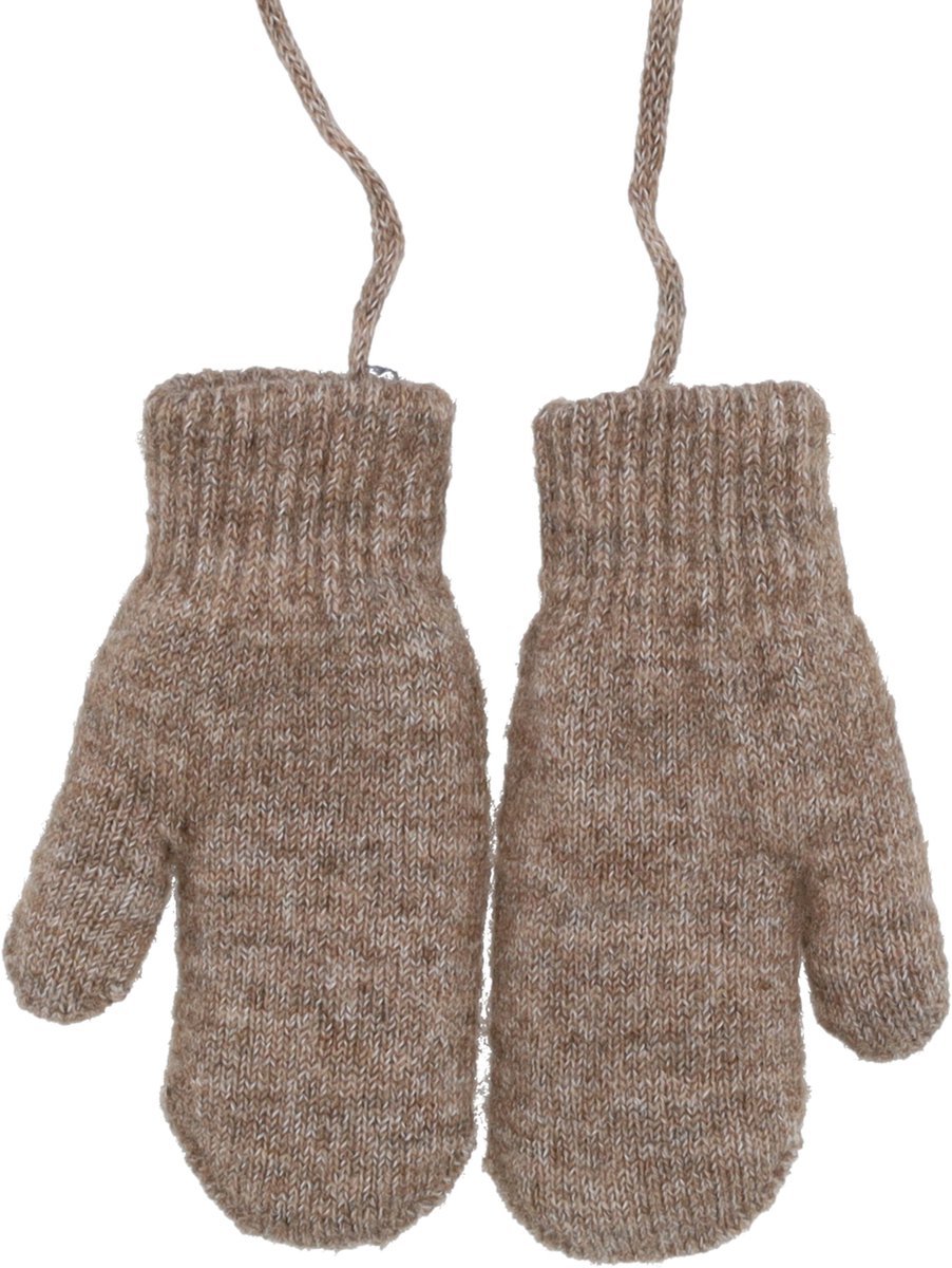 Puck Knit Wanten – Taupe Melange