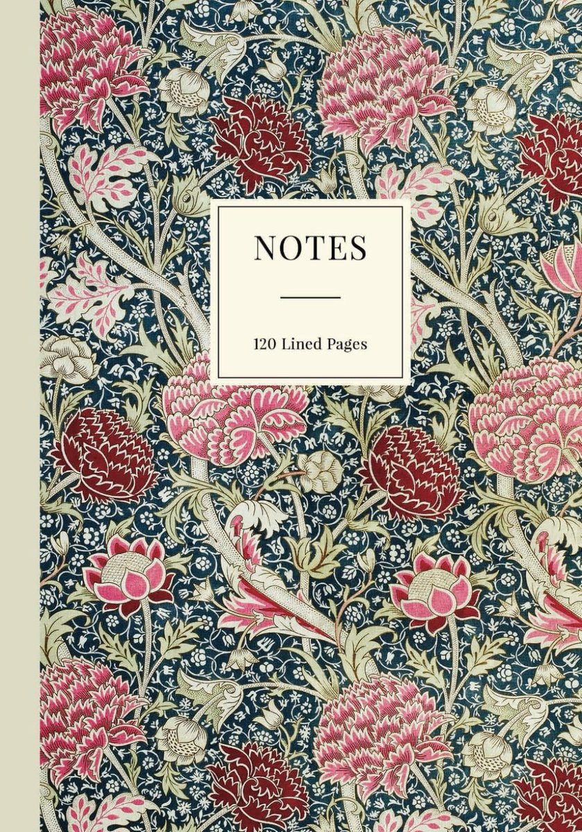 William Morris Notebook: A5 Lined Journal Notebook - 120 Pages - ShopVlot