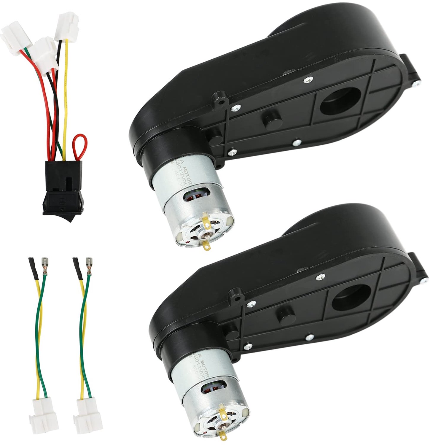 RS550 Elektromotor Transmissie Box 40.000 tpm voor Kinderauto's - 2 Stuks