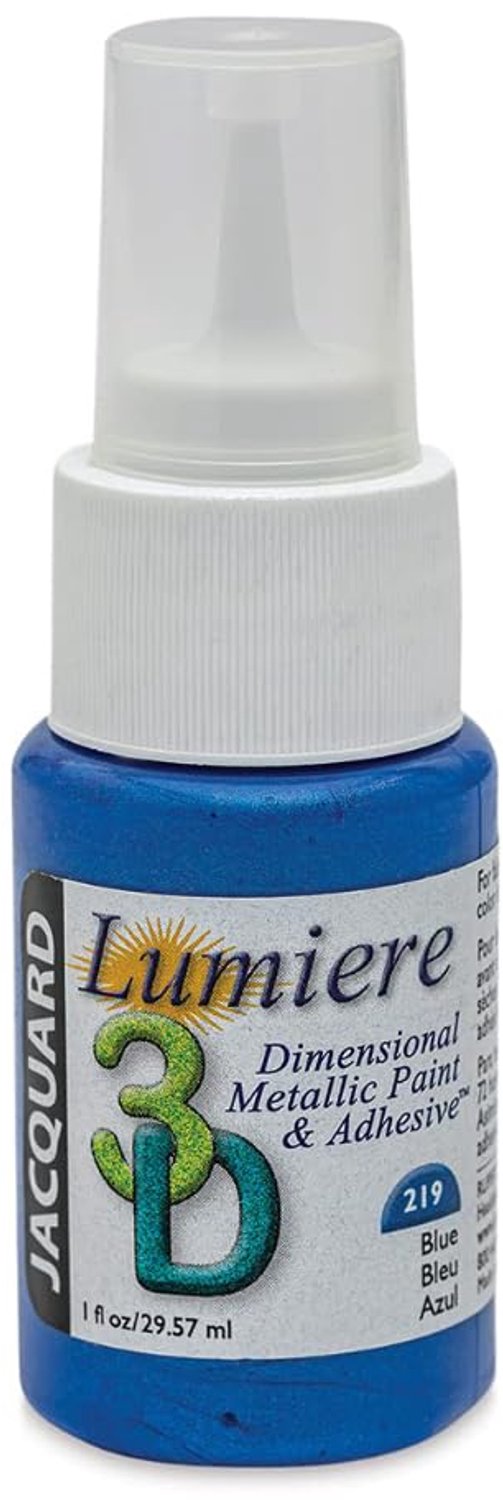 3D Metallic Verf & Lijm 1oz Blauw