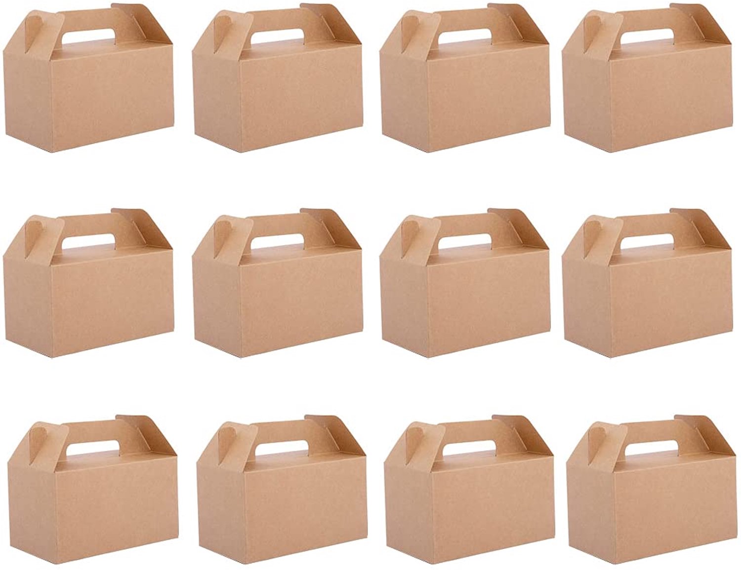 Kraft Papieren Cadeauboxen - 20 Stuks voor Taarten en Snoepgoed