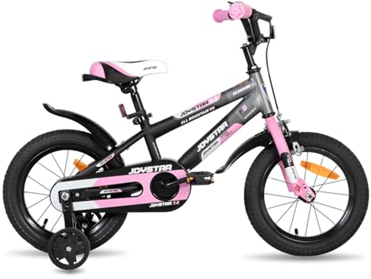 Kinderfiets 12 Inch met Stabilisatoren - Roze voor 2-4 Jaar