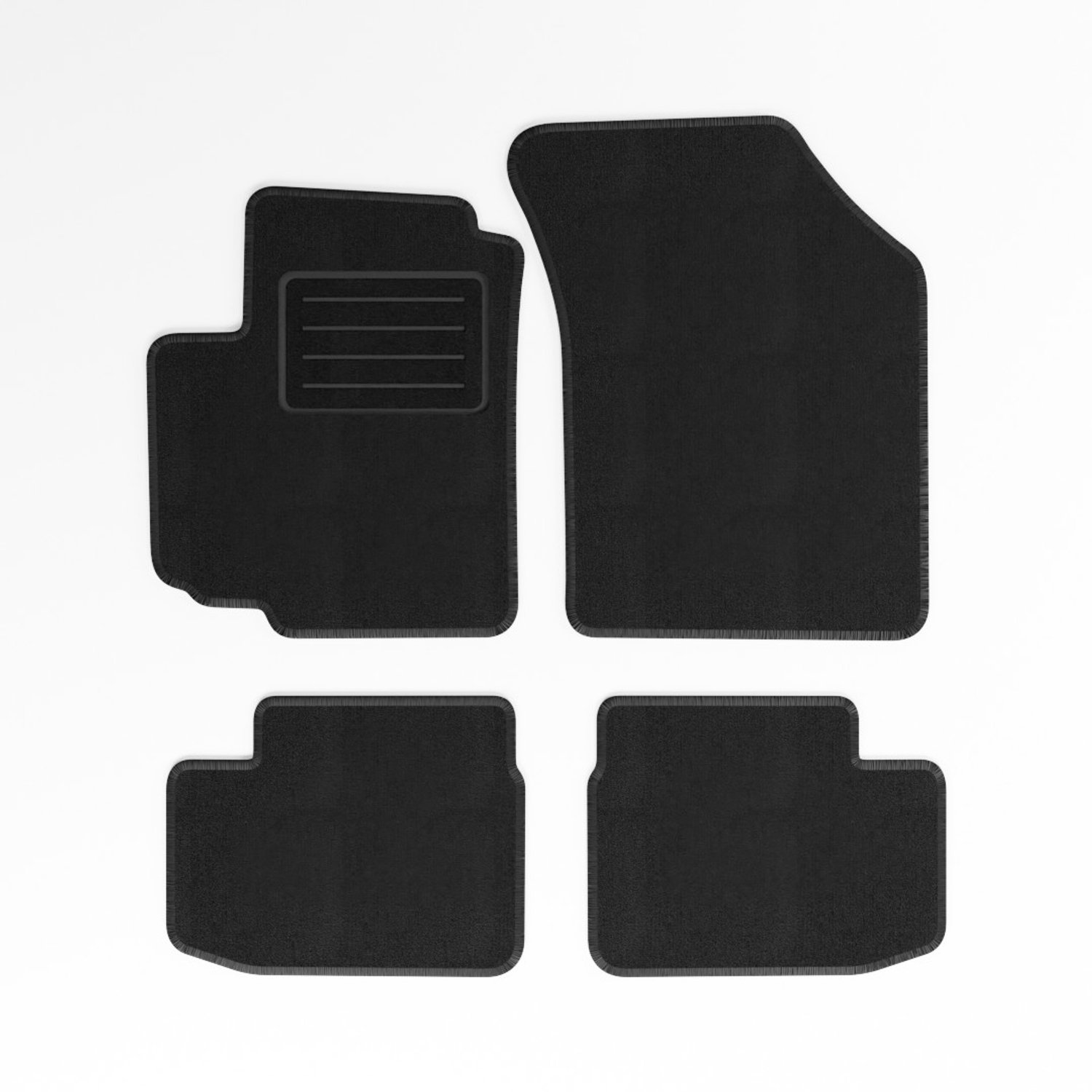 Mats4all | Naaldvilt automatten passend voor Suzuki Swift 2005-2010 | Antislip | Met versterking | 4-delig | Automatten | Mattenset