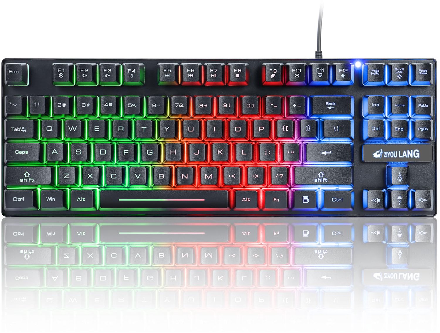 Gaming Toetsenbord met 87 Toetsen en RGB Verlichting