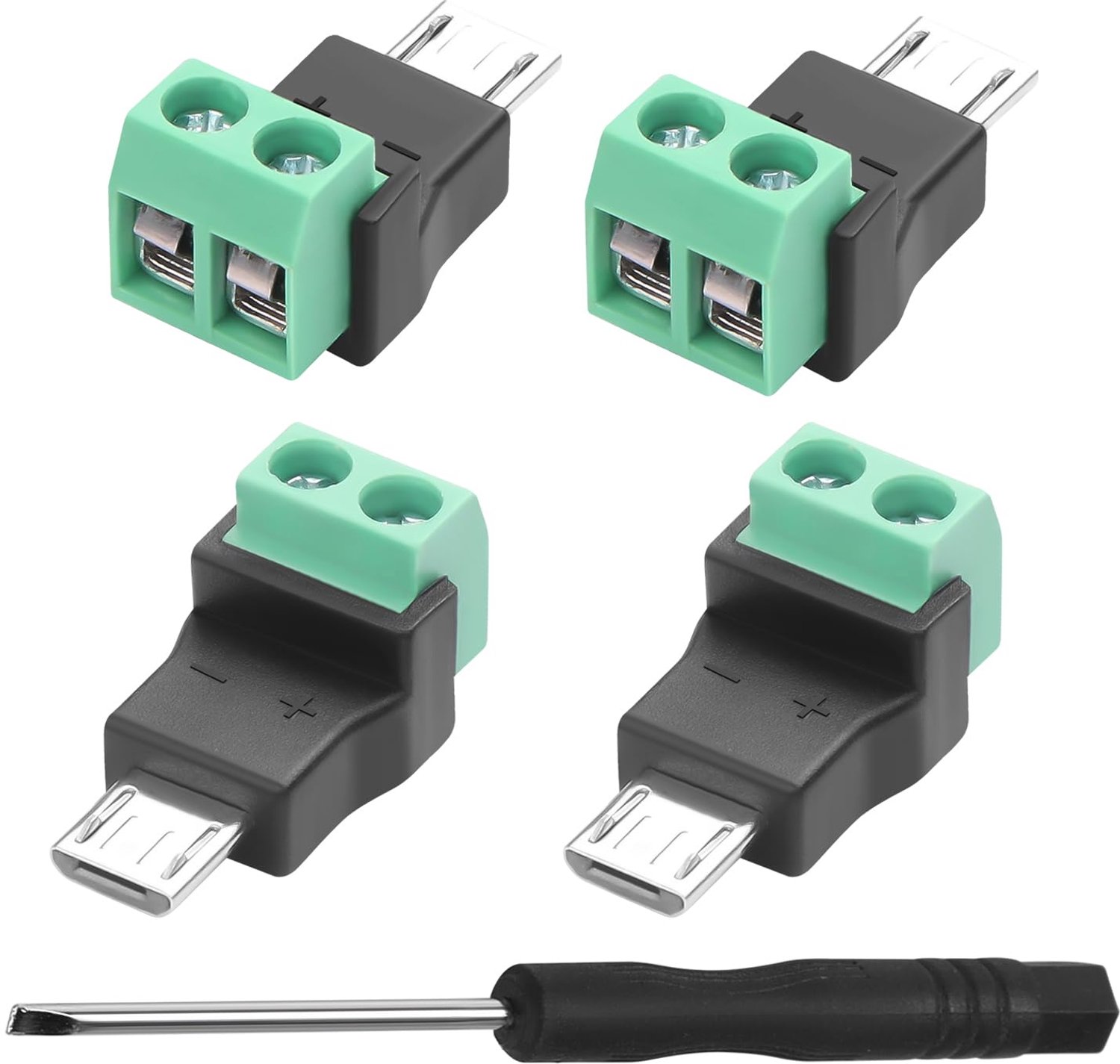 Soldeervrije Micro-USB Oplaadconnector voor Doe-Het-Zelf