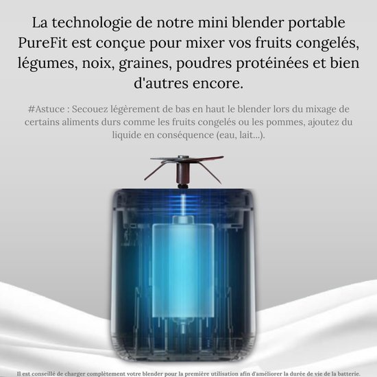 Draagbare Blender voor Smoothies en Sap — afbeelding 4