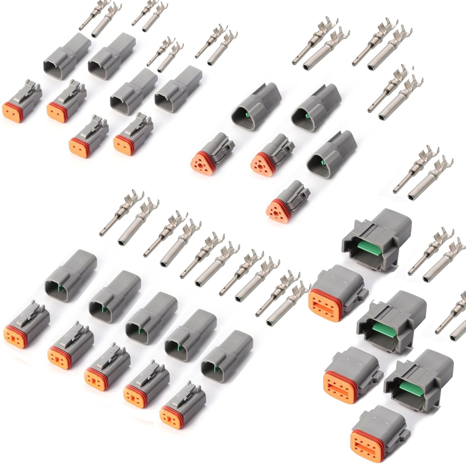 15 Pairs DT Plug Set voor Auto en Boot met Waterdichte Aansluitingen