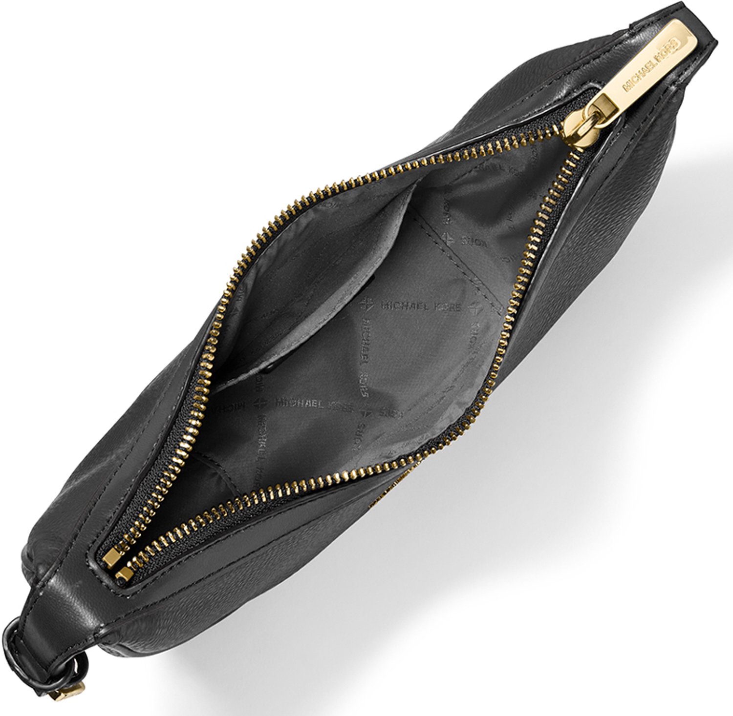 Michael Kors Skye Crossbodytas Kleine Dames - Leer - Zwart