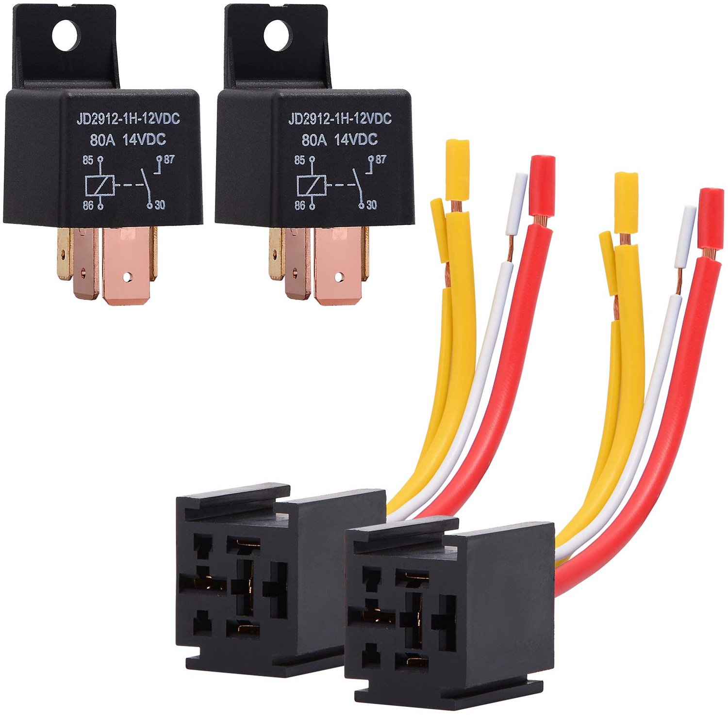 2 Stuks 80 APM 4 Pin Relais voor Auto en Truck