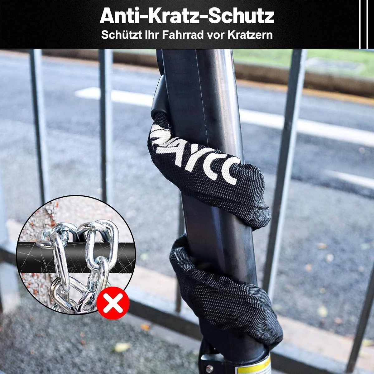 E-step-slot voor e-scooter - diefstalbeveiliging - handboeislot - hoge veiligheid - fietsslot - Segway Ninebot - Xiaomi - NIU - scooterslot – foto 2