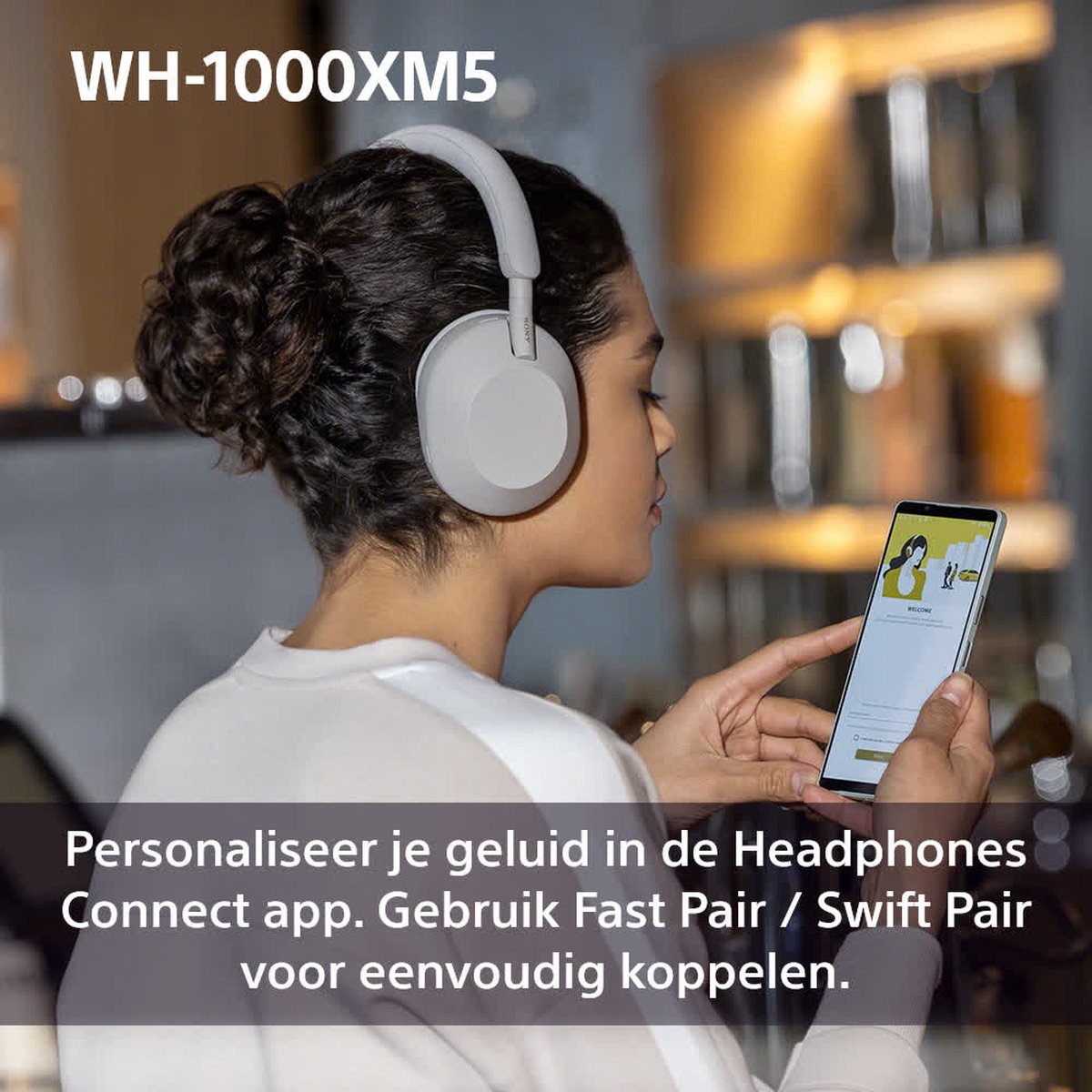 Sony WH-1000XM5 - Draadloze koptelefoon met Noise Cancelling - Zwart — afbeelding 6