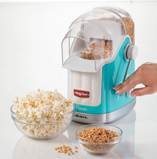 Ariete 2958/01 Popcorn Machine - popcornmaker - Bereiding zonder vet - Hetelucht - Klaar in 3 min - blauw — afbeelding 3
