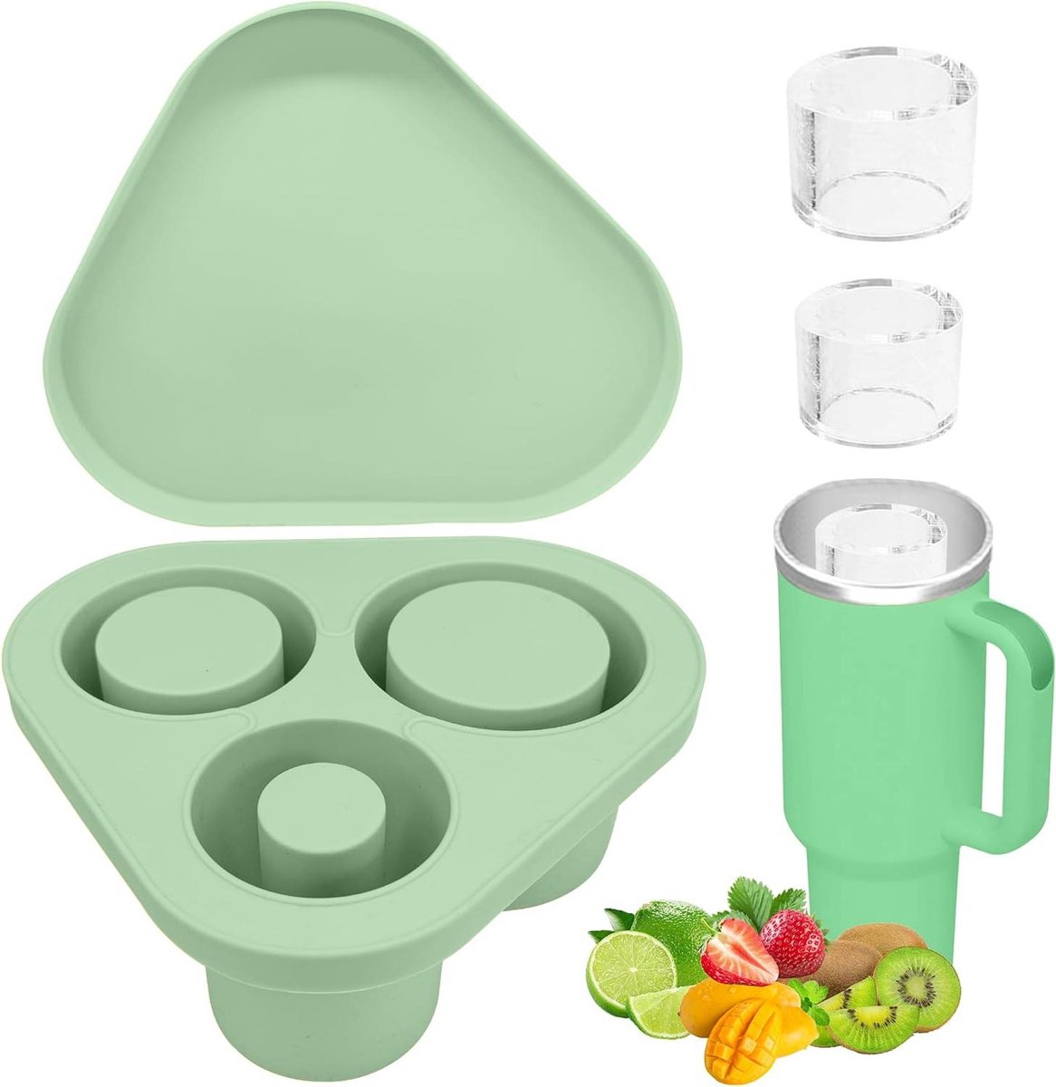 Moule à Glaçons Cylindrique Sans BPA Pour Gobelets Stanley Cup Cocktails Tumbler